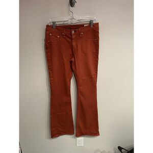 Rag & Bone Orange Elephant Bell Flare Flared Jeans Womens Size 29